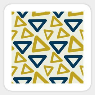 Modern Abstract Shape Patterns XII Sticker